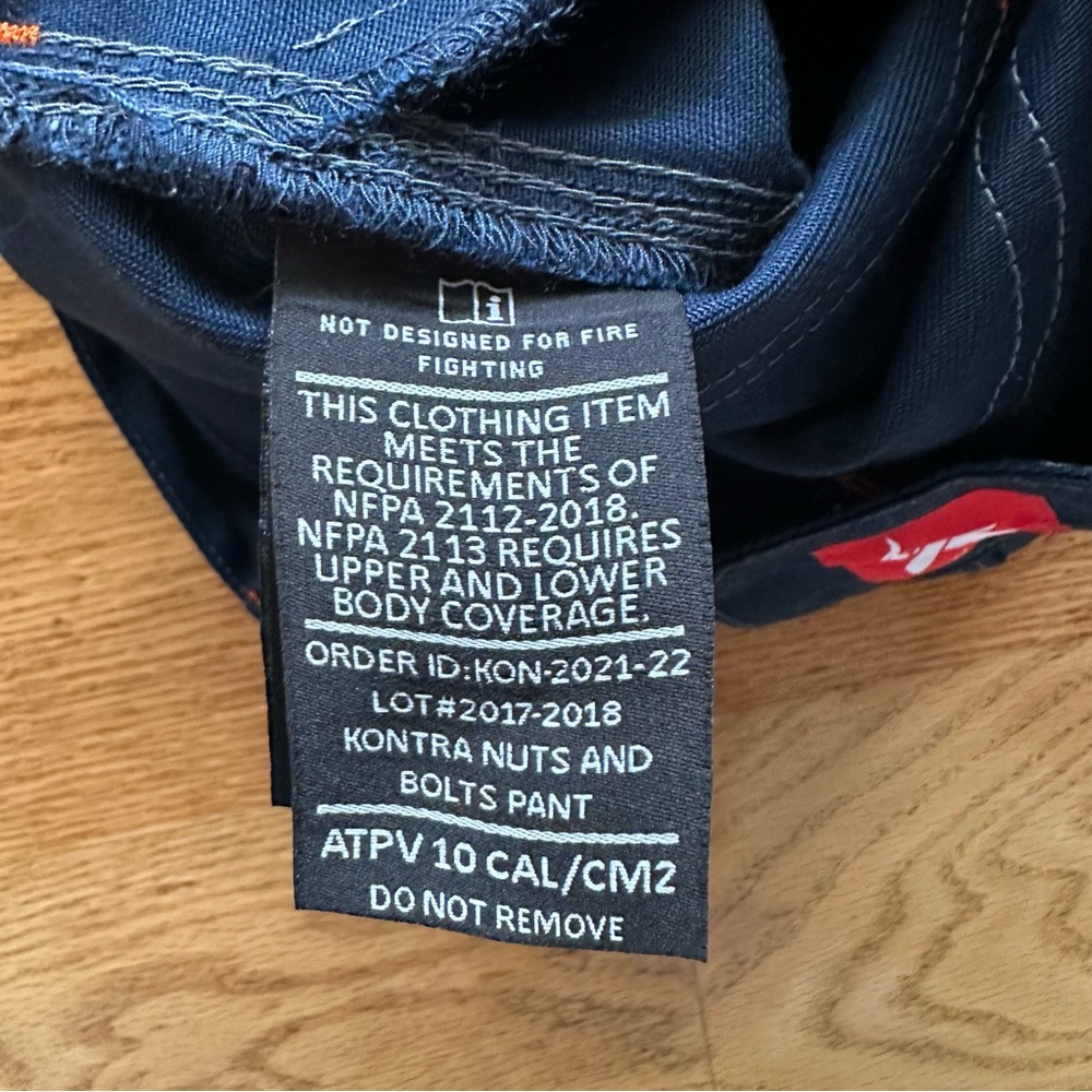 KONTRA Uniform CAT2 Pants Size 34X30
Navy Blue - Picture 13 of 16